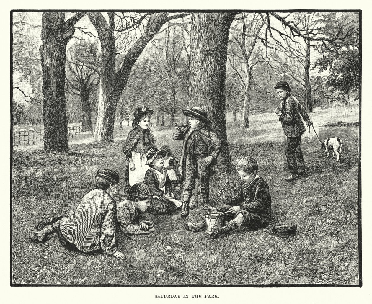 Saturday in the Park by English School