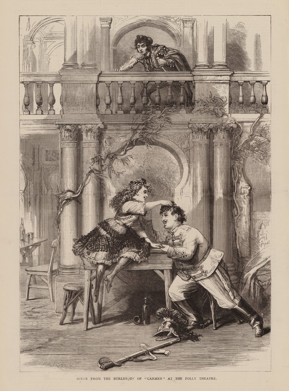 Scene from the Burlesque of 