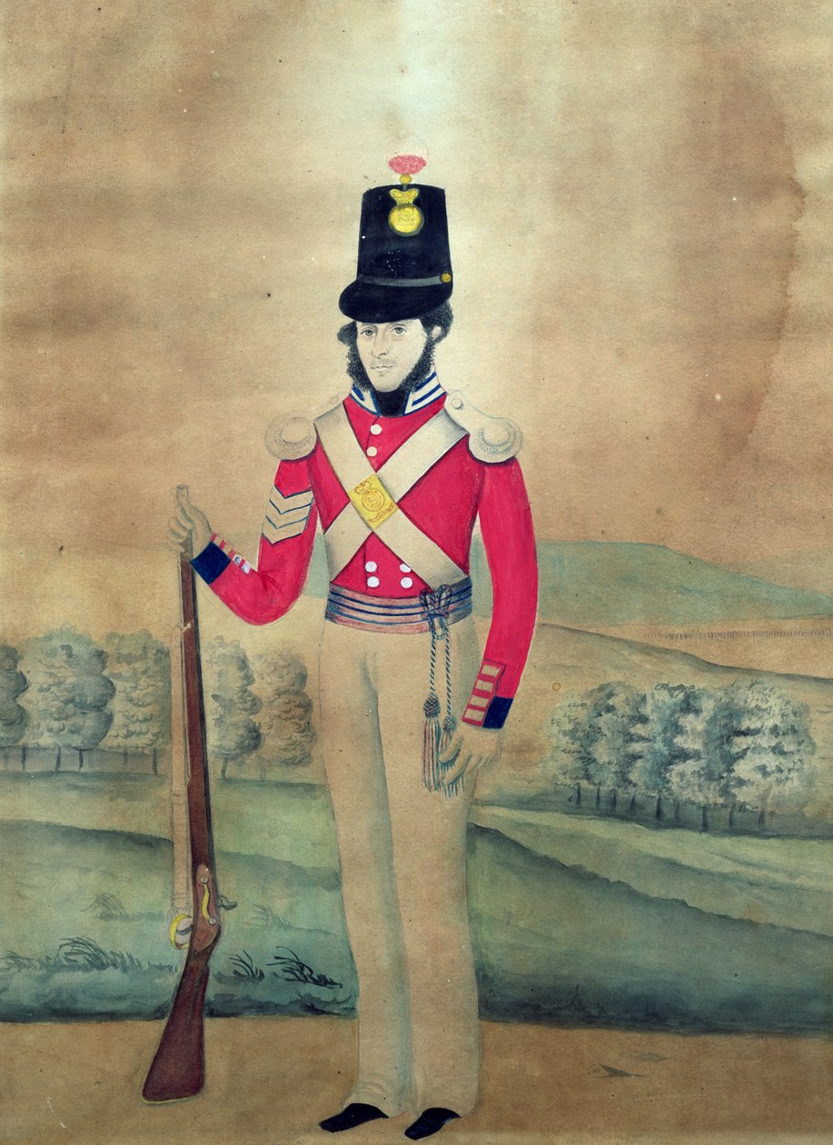 Sergeant, British Army, c.1815 by English School
