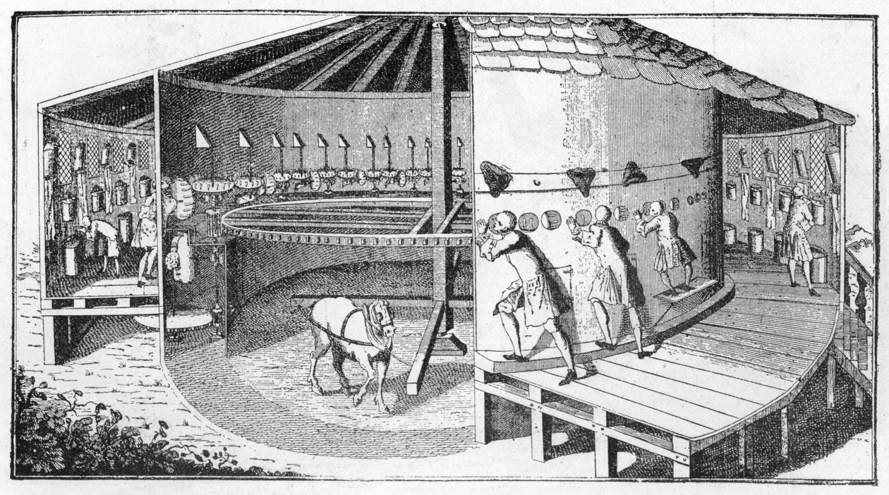 Shaving mill to shave sixty customers in one minute by English School