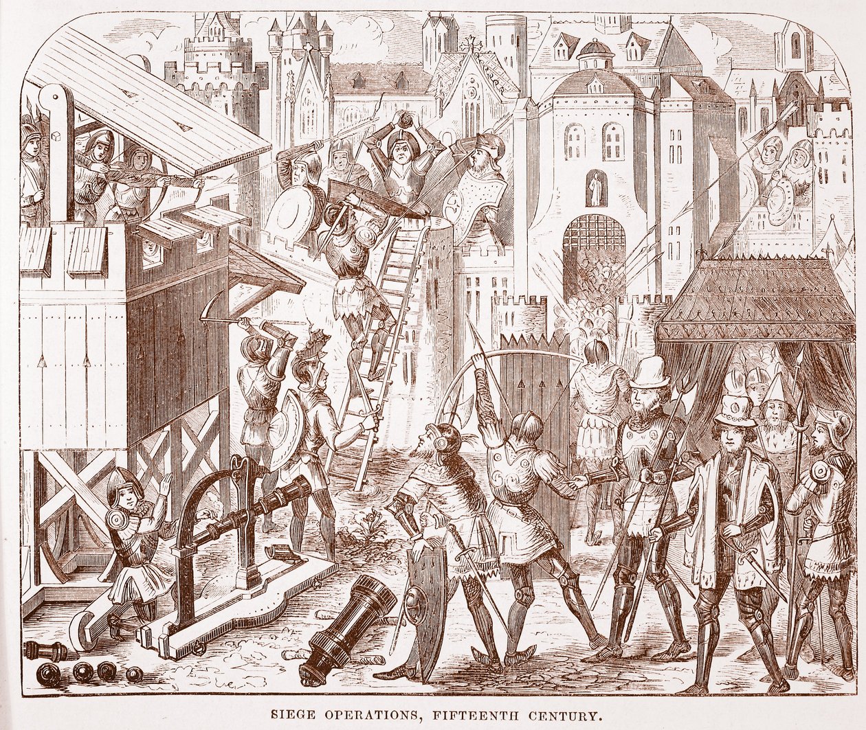 Siege Operations, Fifteenth Century by English School