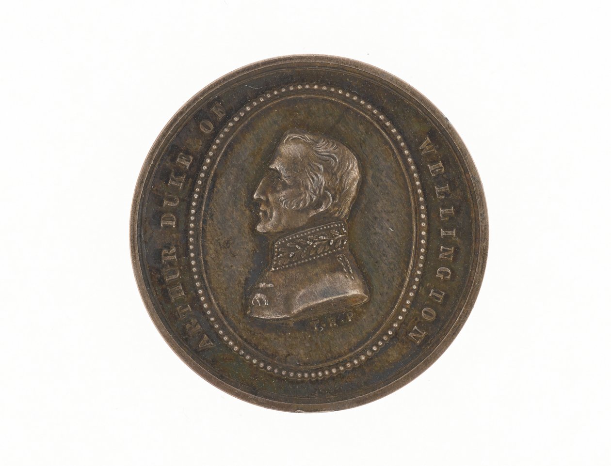 Silver medal commemorating the death of the Duke of Wellington, 1852 by English School