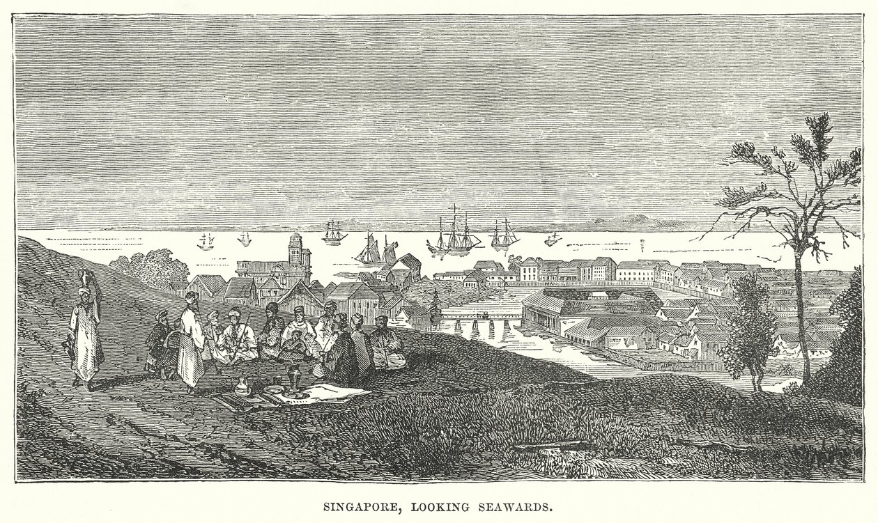 Singapore, Looking Seawards by English School