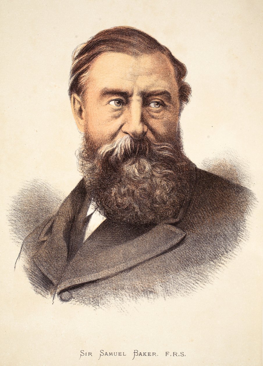 Sir Samuel Baker, illustration from The Pictorial Edition of the Life and Discoveries of David Livingstone by J. Ewing Richie by English School