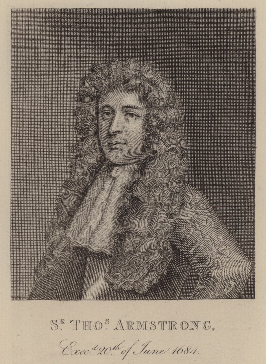 Sir Thomas Armstrong, English Soldier and Politician by English School