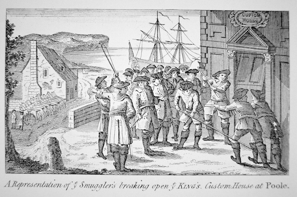 Smugglers Breaking Open the King