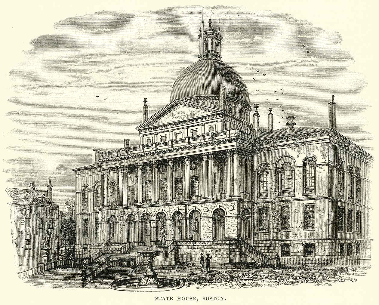 State House, Boston by English School