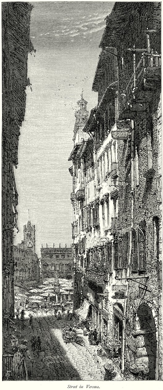 Street in Verona by English School