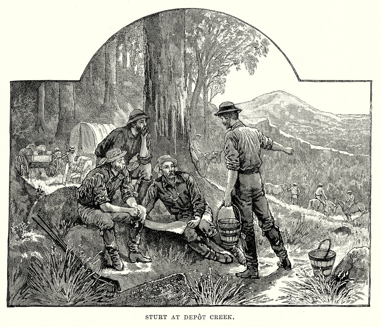 Sturt at Depot Creek by English School