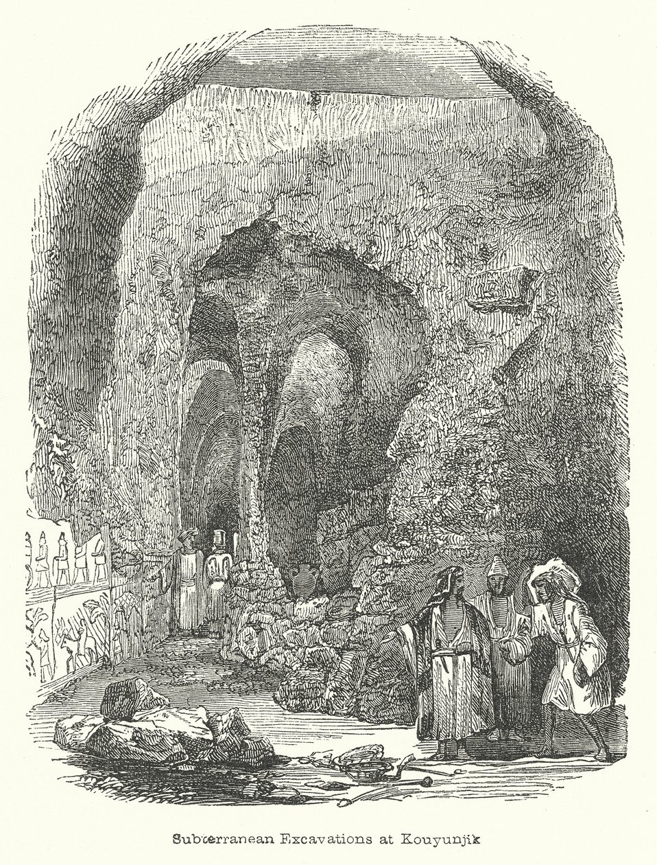 Subterranean Excavations at Kouyunjik by English School