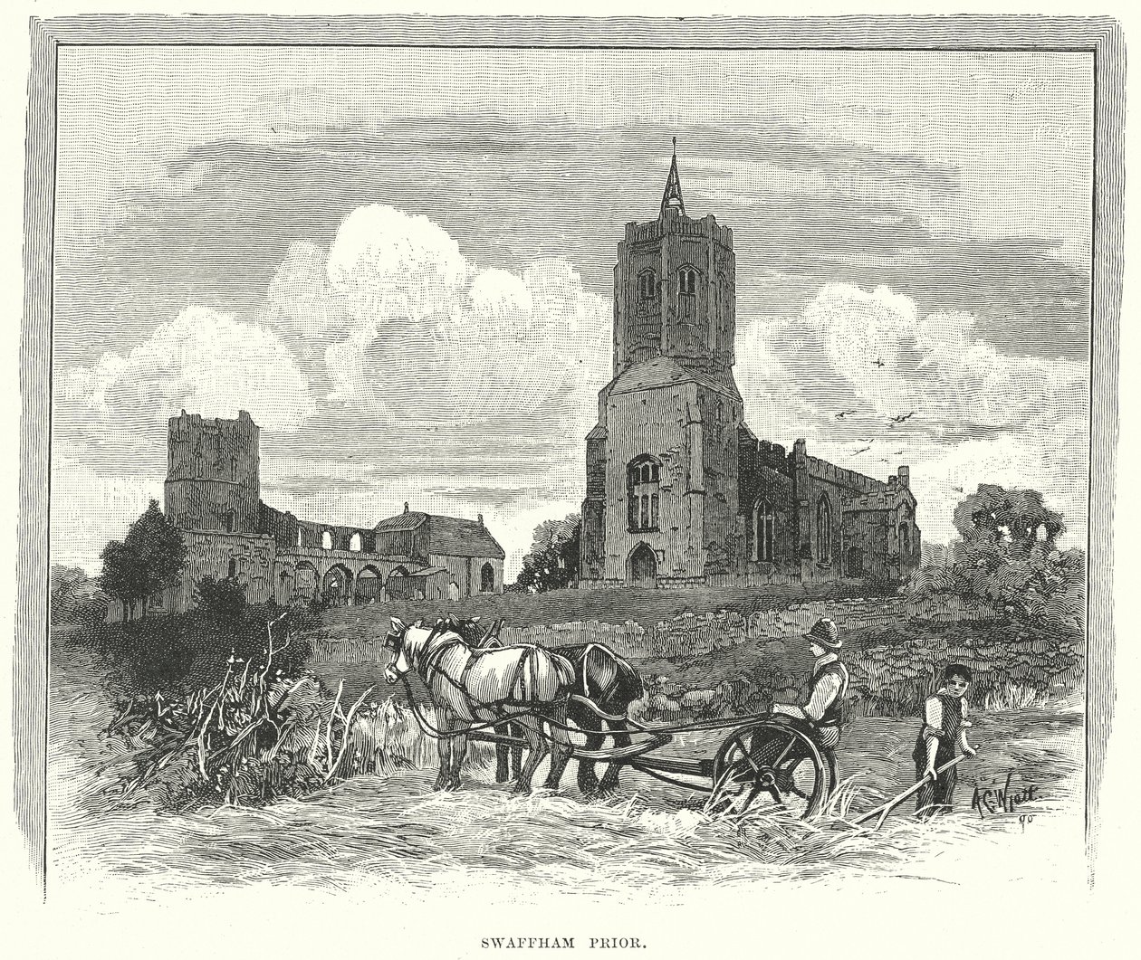 Swaffham Prior by English School