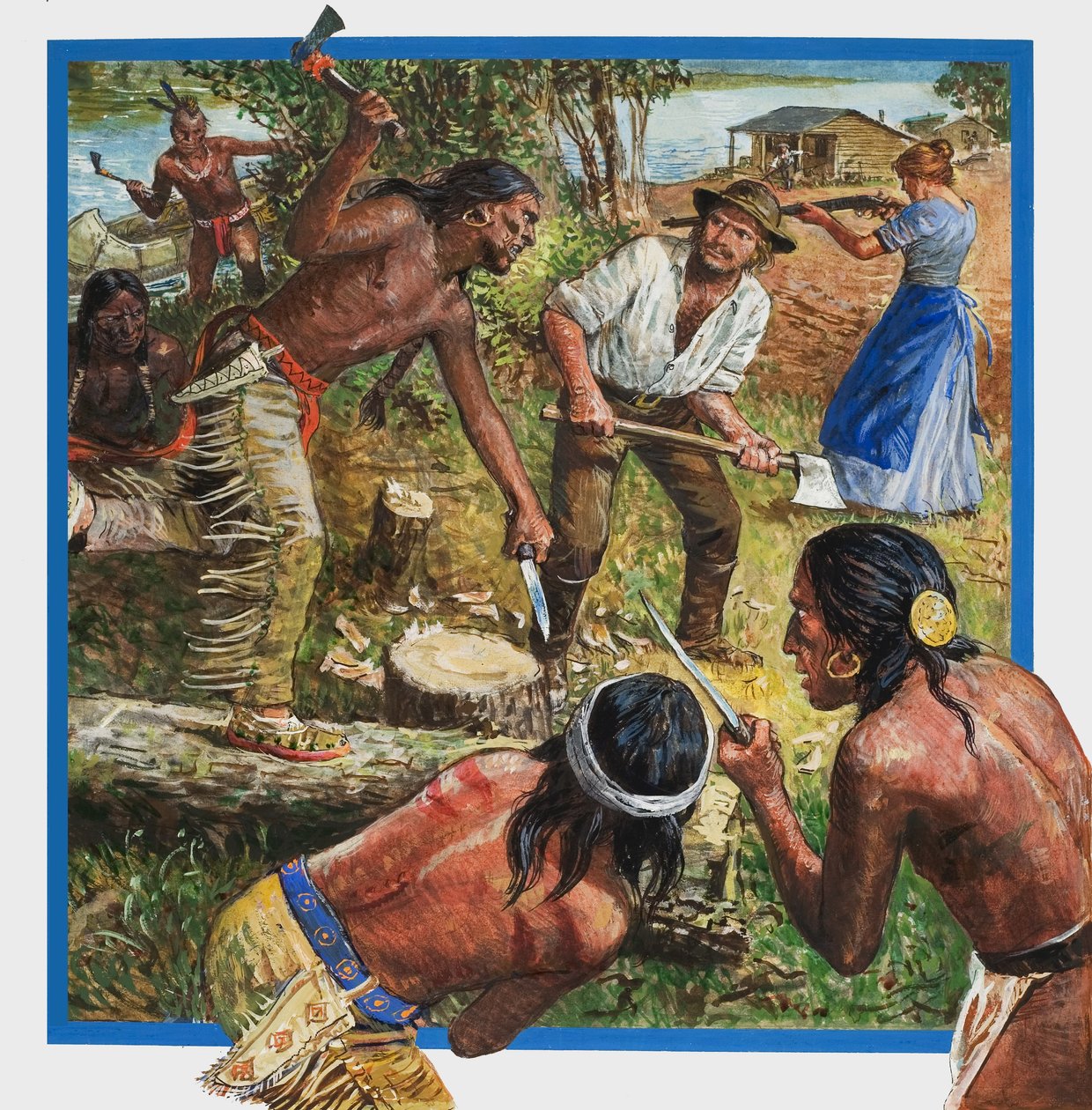 Tales of the Wild West by English School