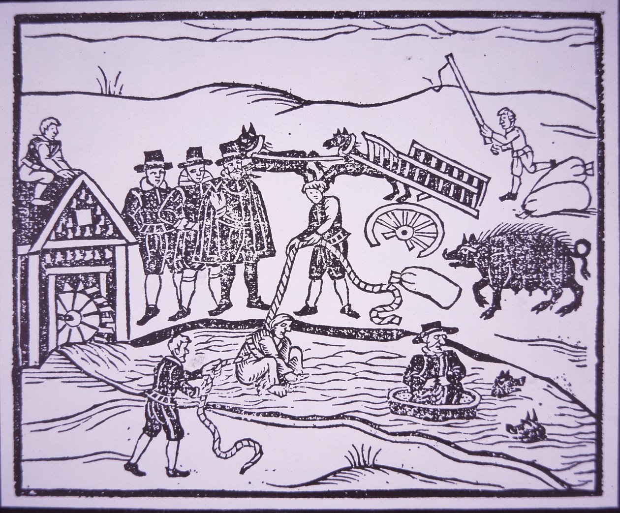 Testing Witches by Throwing Them in a River by English School