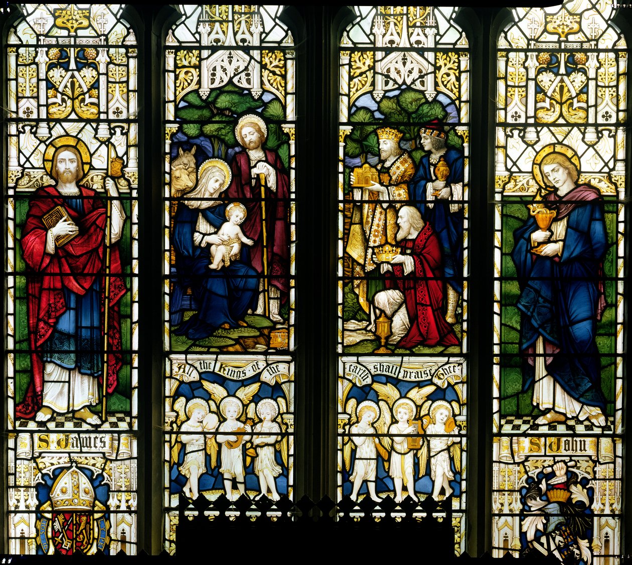 The Adoration of the Magi by English School