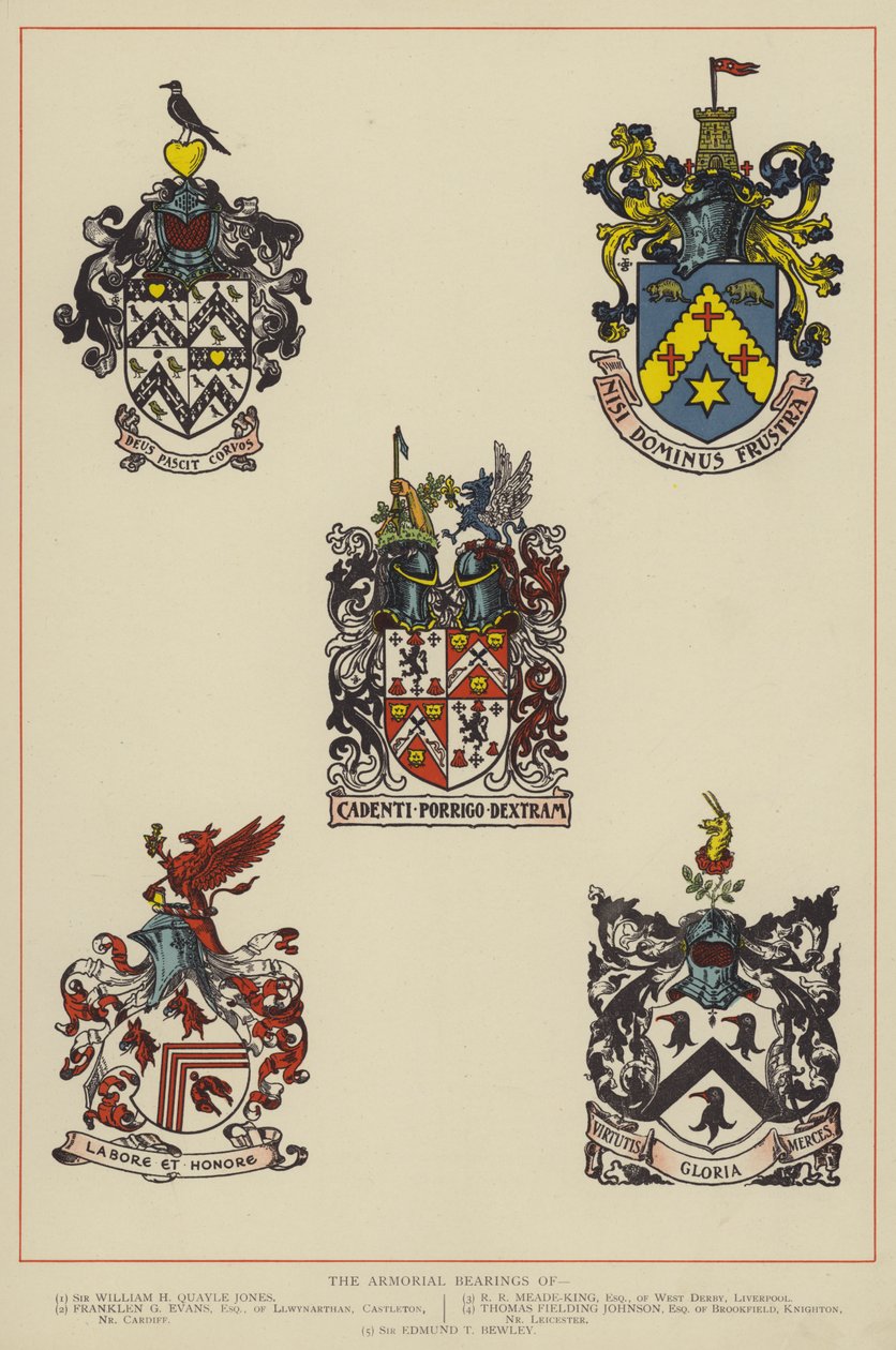 The Armorial Bearings by English School