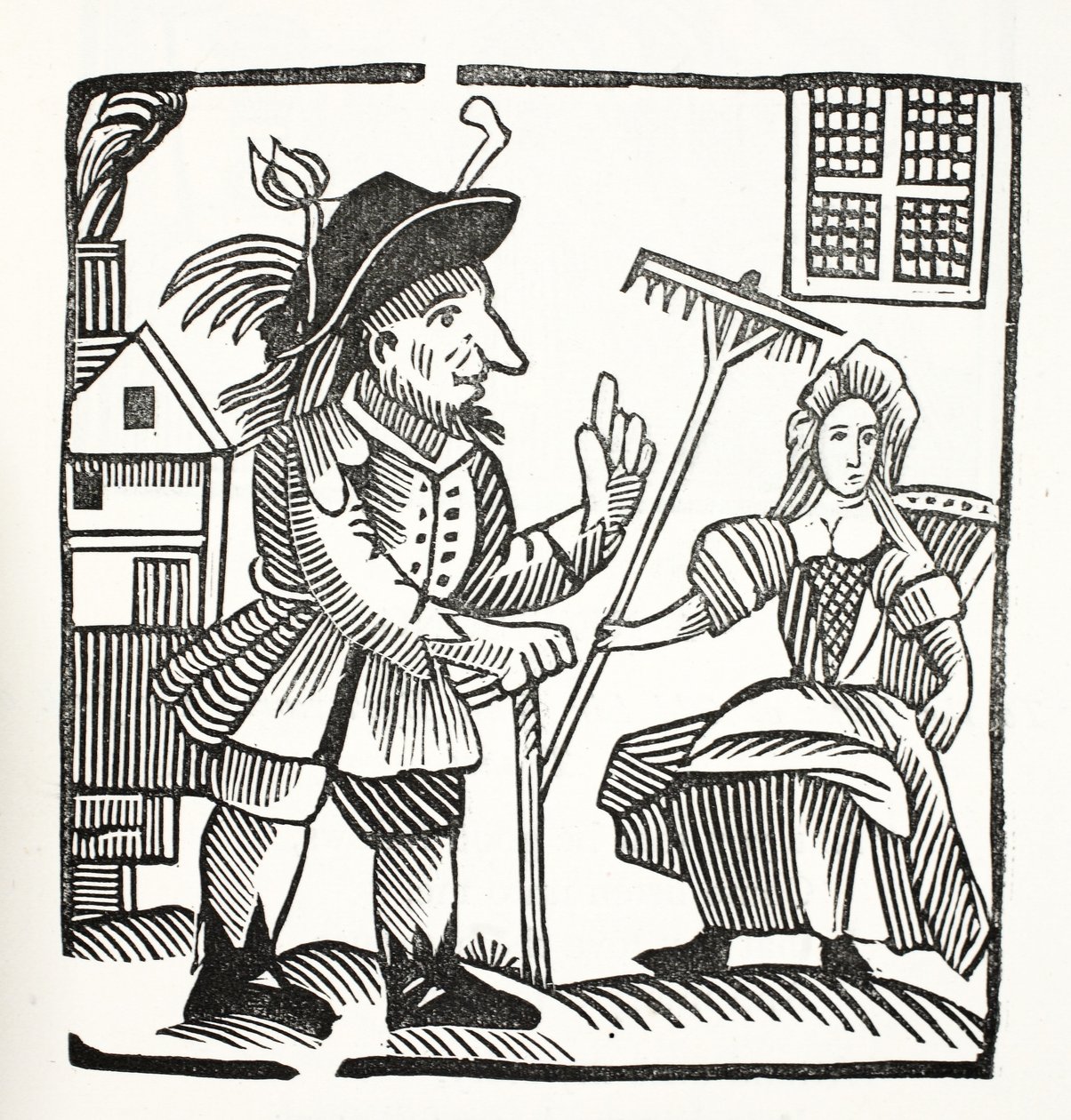 The Arraigning and Indicting of Sir John Barleycorn, Knt. (illustration) by English School