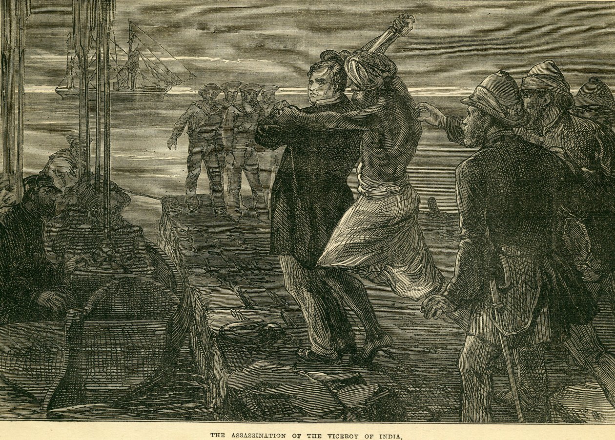 The Assassination of the Viceroy of India by English School