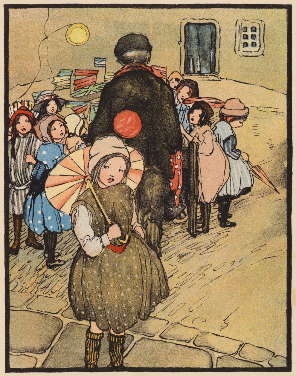 The Balloon Man Comes to the Village by English School