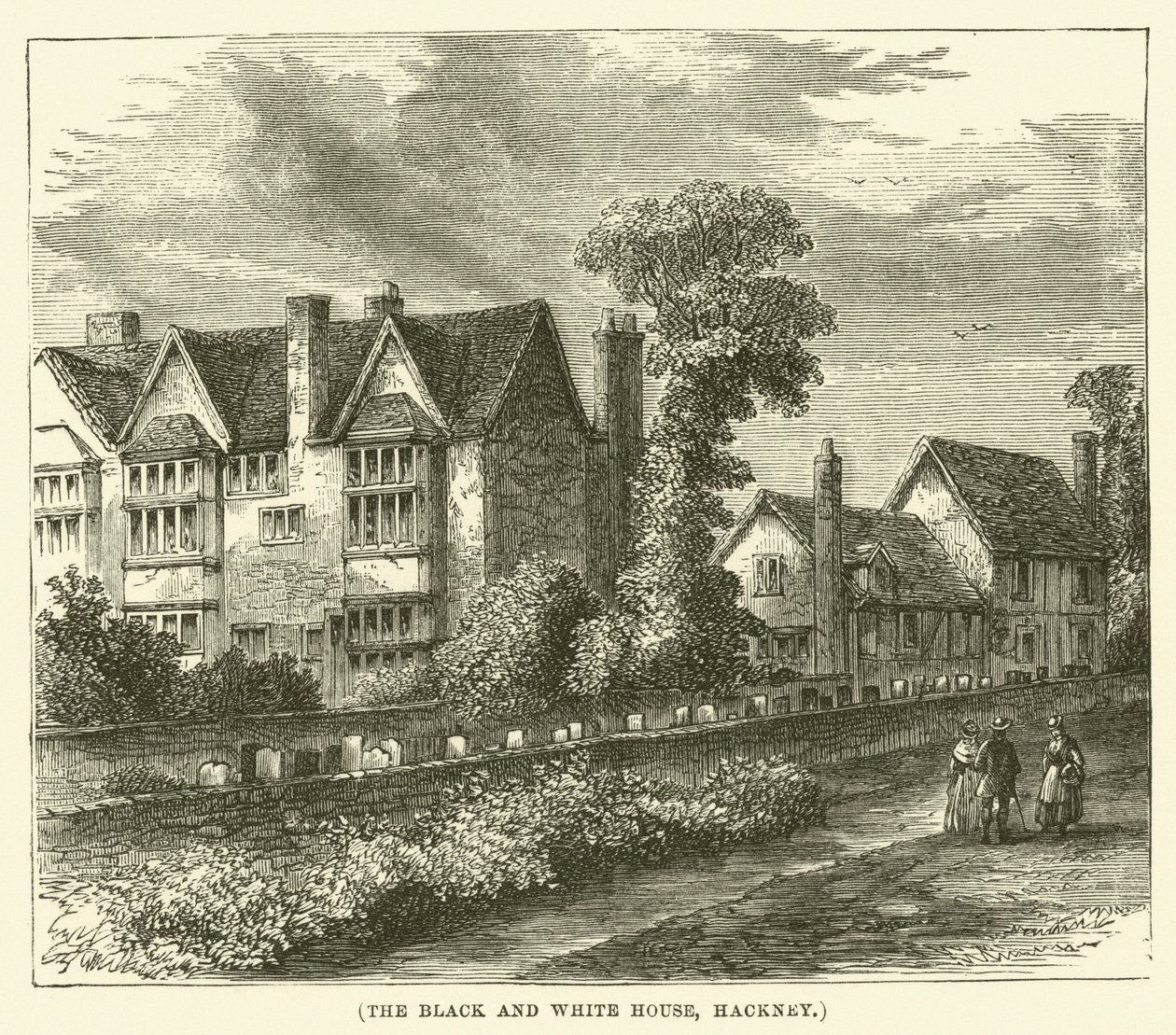 The Black and White House, Hackney by English School