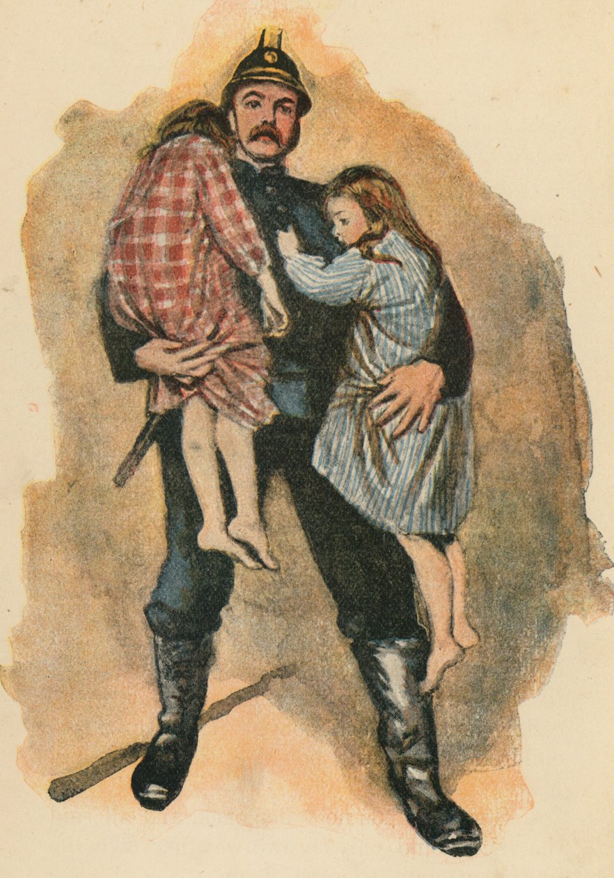 The Brave Fireman by English School