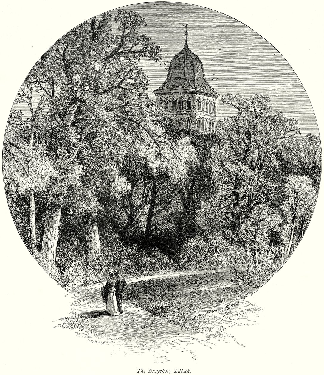 The Burgthor, Lubeck by English School