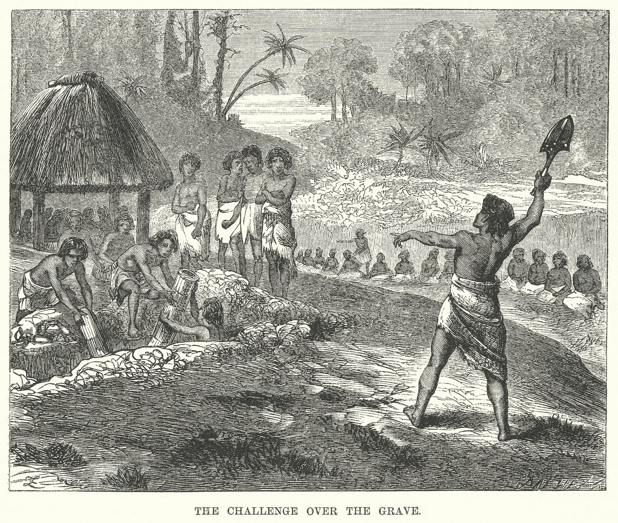 The Challenge over the Grave by English School