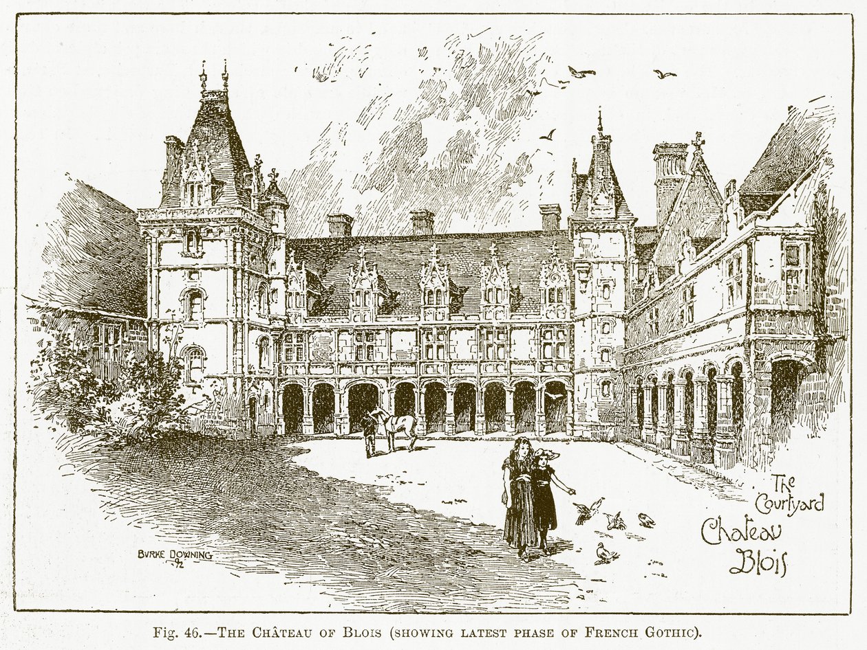 The Chateau of Blois (Showing Latest Phase of French Gothic) by English School