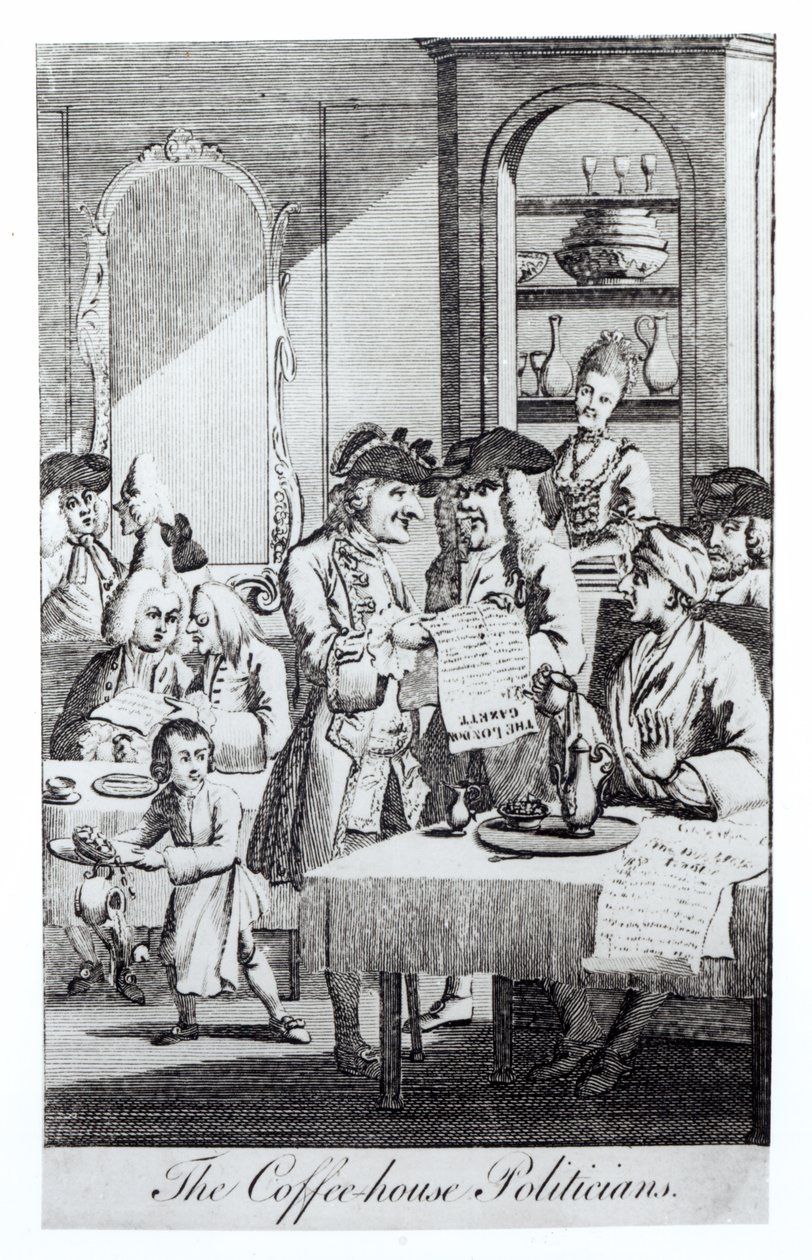 The Coffee House Politicians by English School