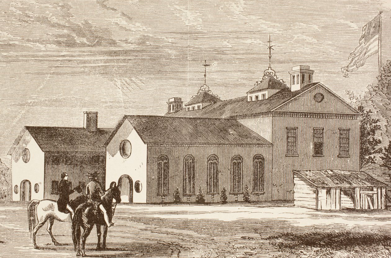The College of William and Mary, Williamsburg, Virginia by English School