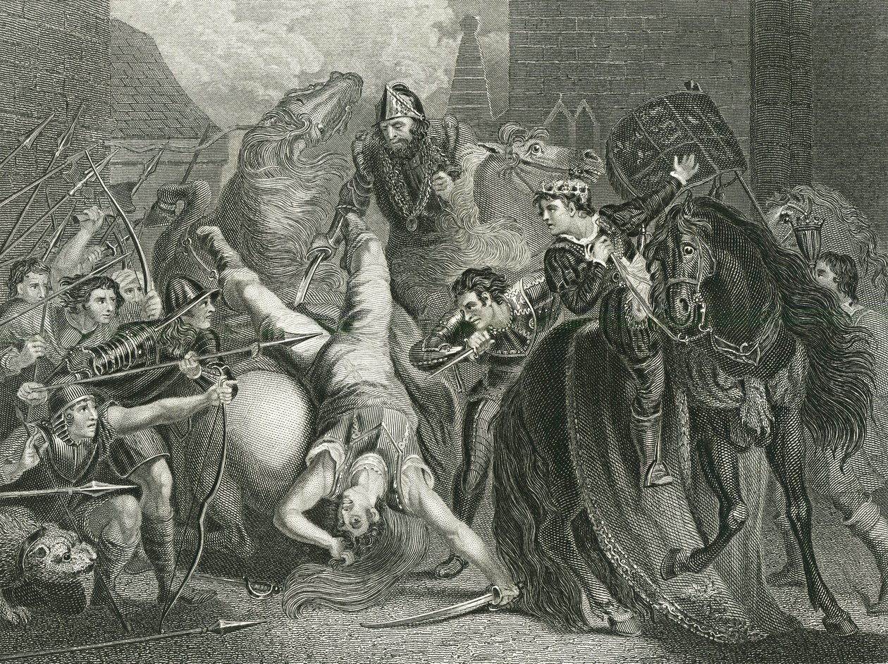 The Death of Wat Tyler by English School