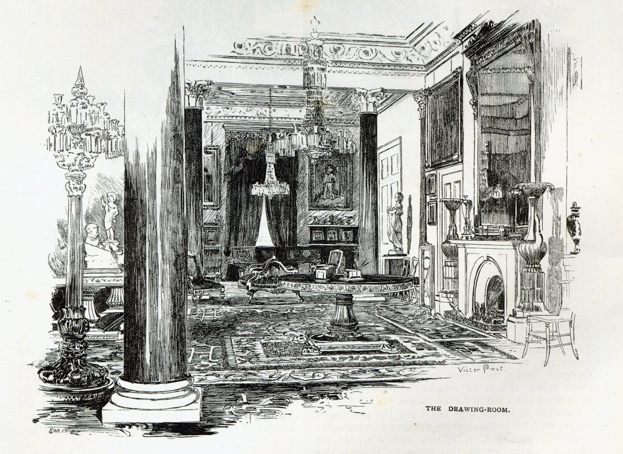 The Drawing Room, Osborne House, from 