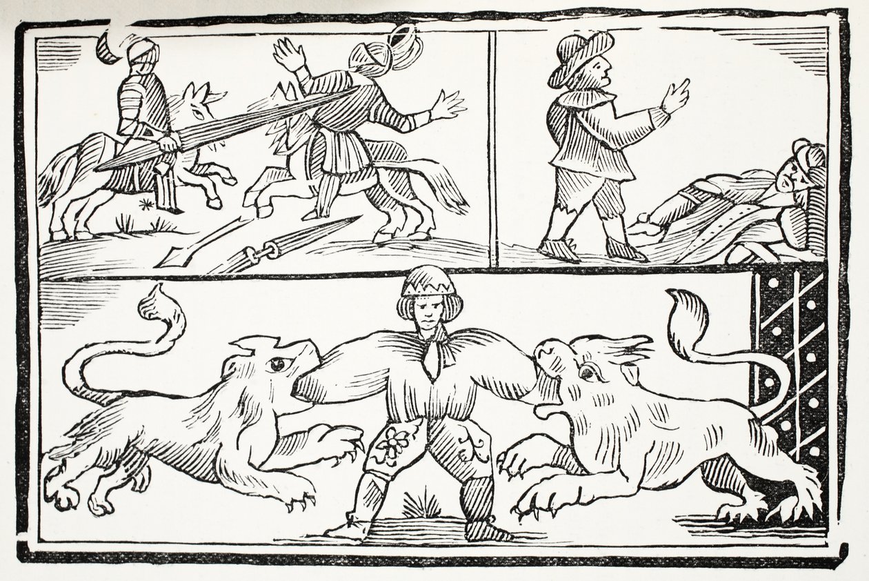 The Famous History of the Valiant London Prentice (illustration) by English School