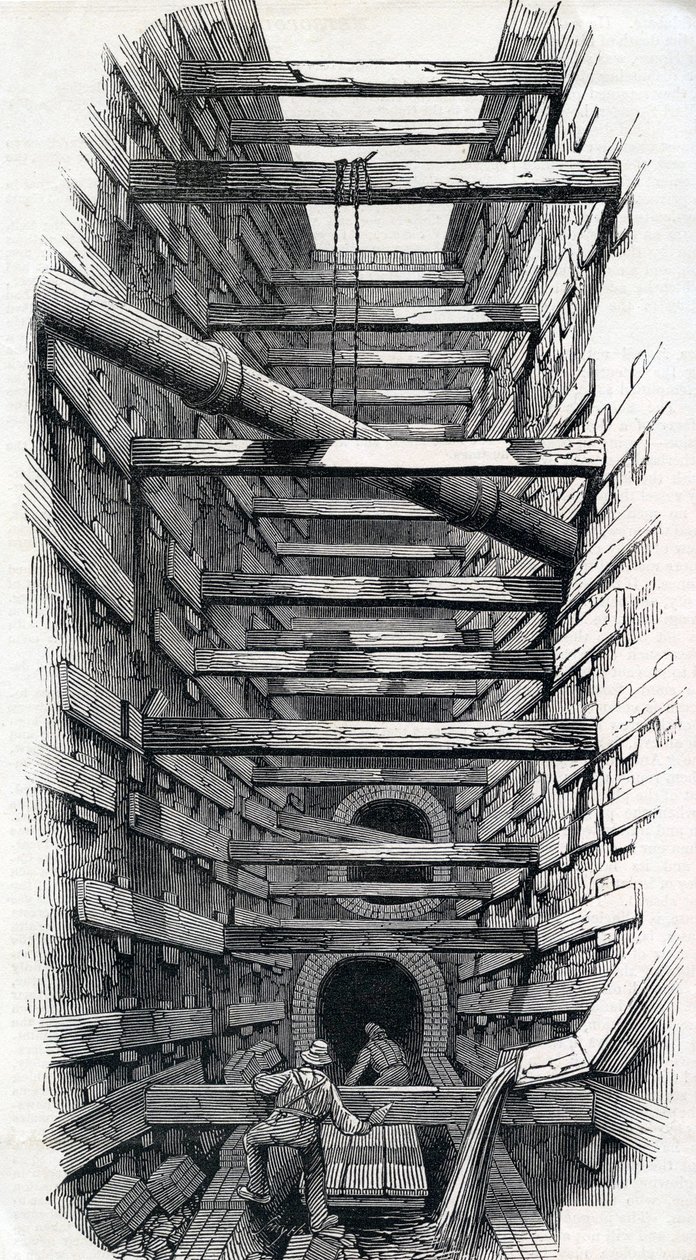 The Fleet Street Sewer by English School