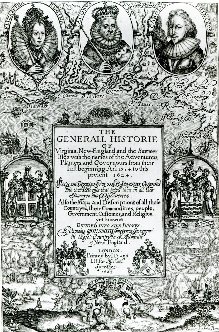 The General History of Virginia, New England and the Summer Isles by English School