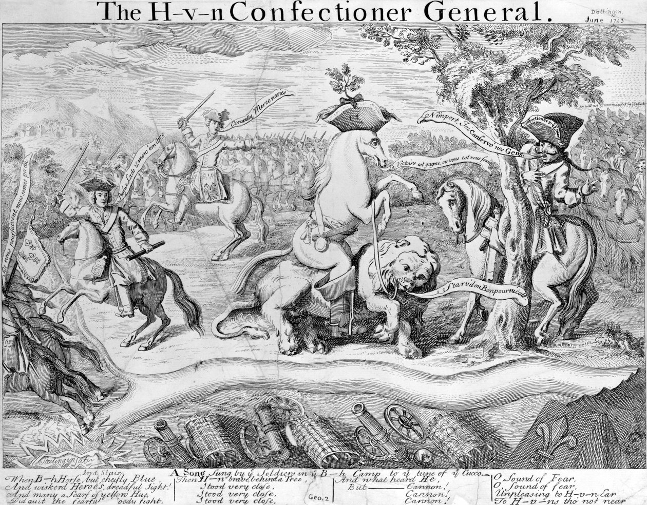 The H- V- N Confectioner General, c.1743 by English School
