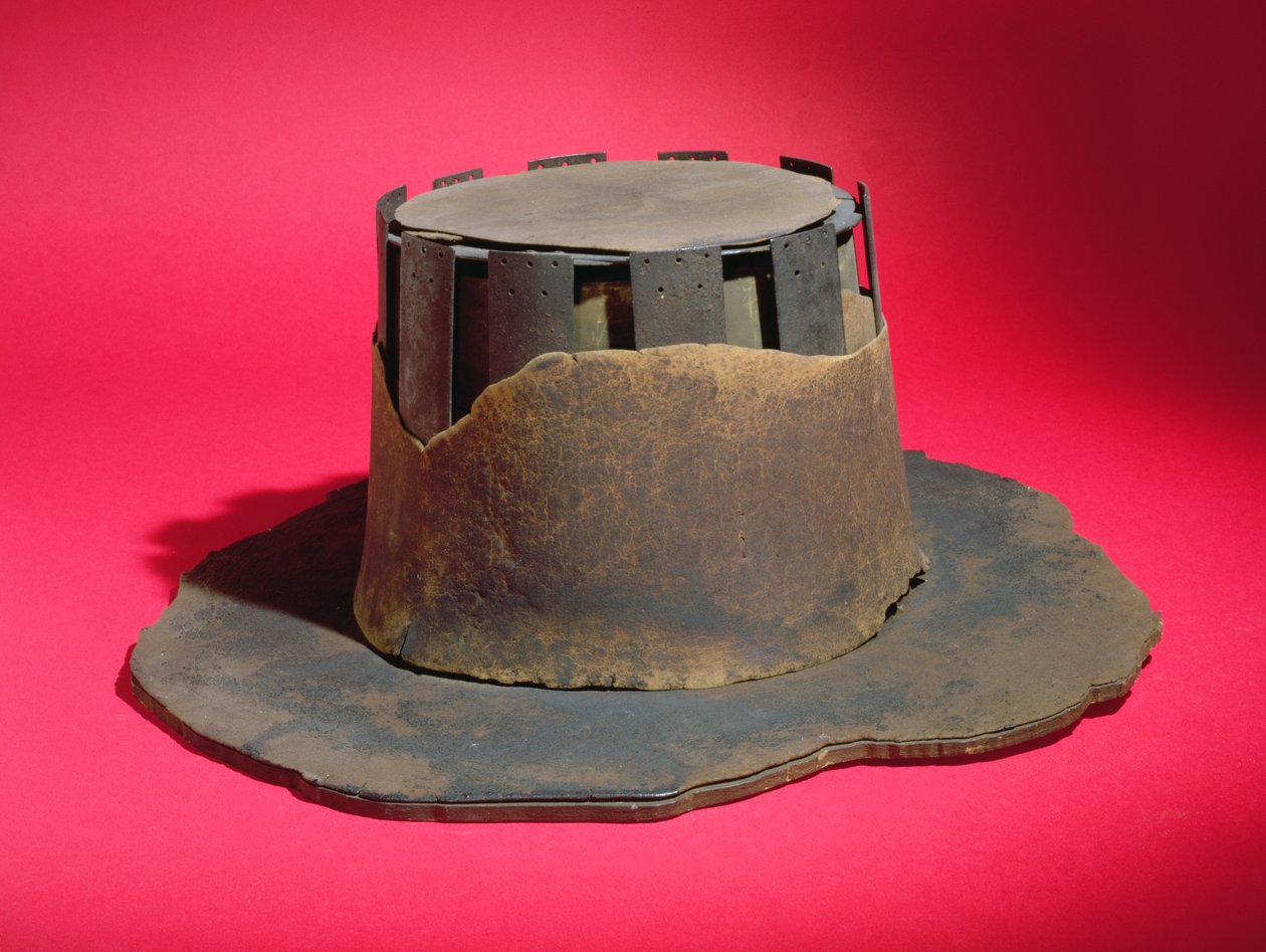 The Hat of Judge John Bradshaw by English School