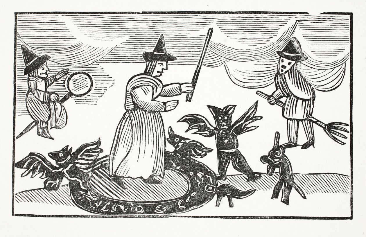 The History of Mother Shipton, illustration from Chap-books of the Eighteenth Century by John Ashton, pub. 1882 by English School