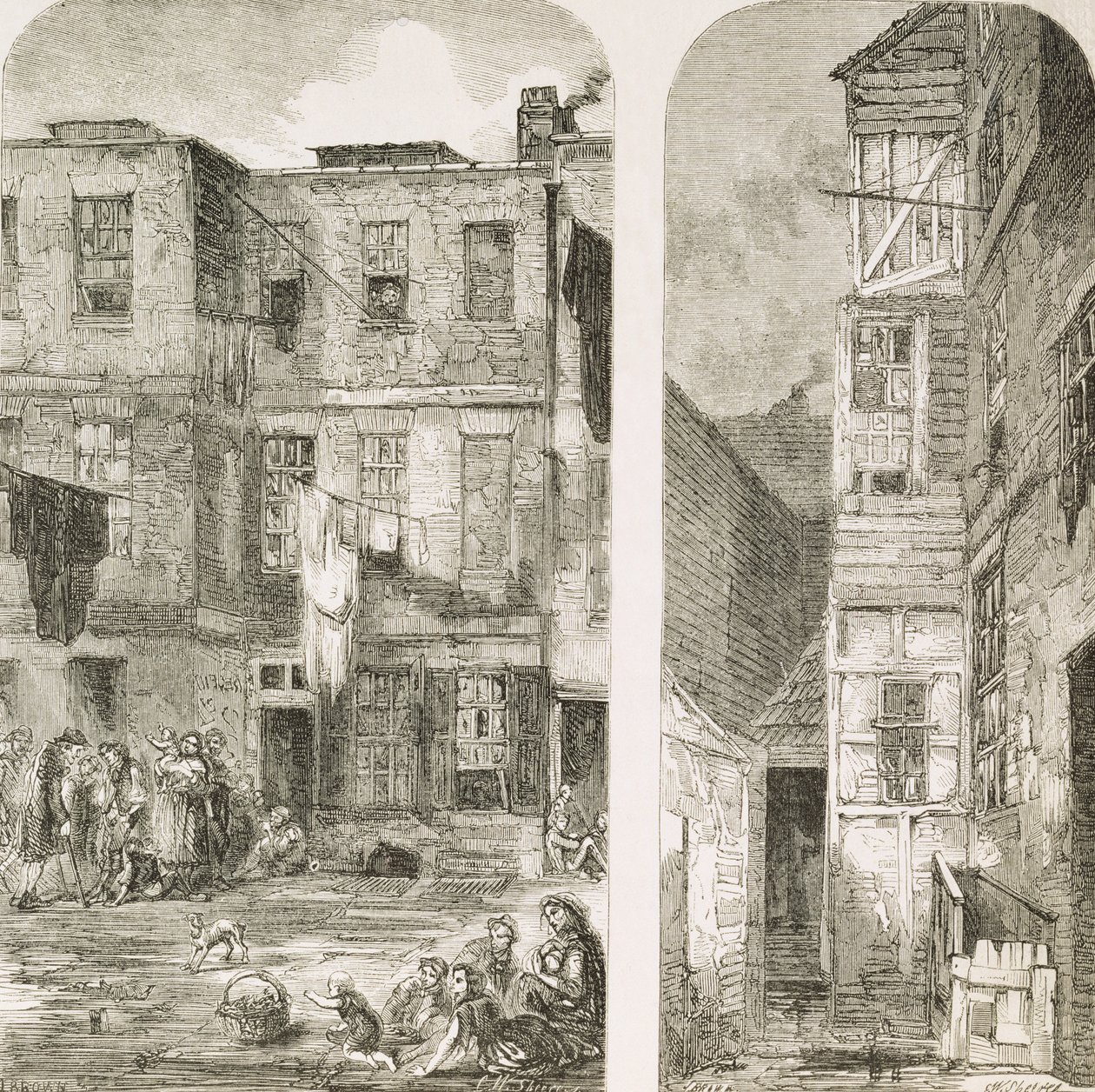 The Homes of the London Poor, from 
