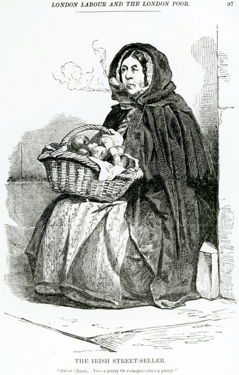 The Irish Street Seller, c.1840 by English School