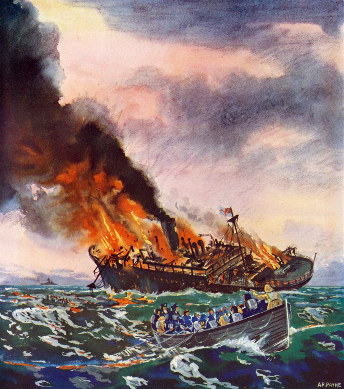The Jervis Bay, Sunk 5 November 1940 by English School