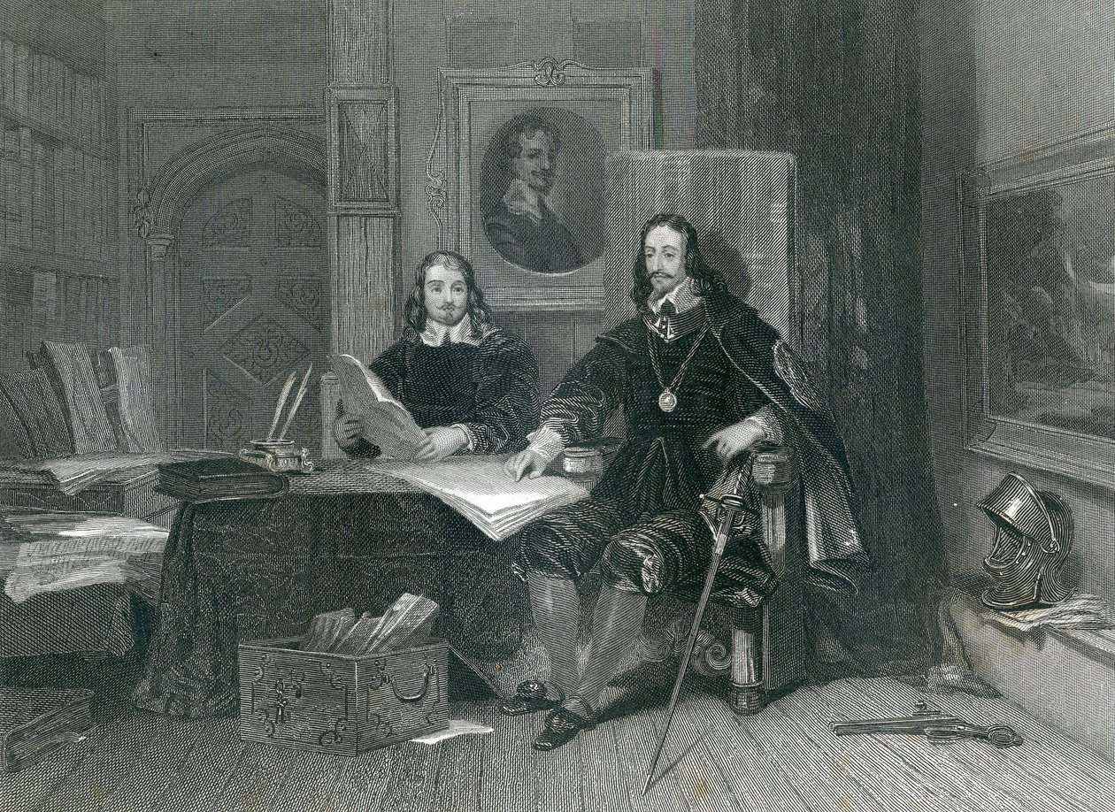 The King and Hyde at Oxford, by J. T. Willmore by English School
