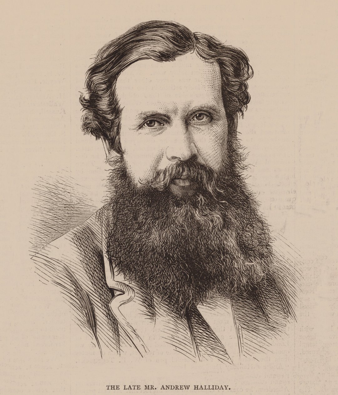 The Late Mr. Andrew Halliday by English School