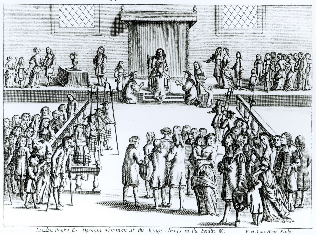 The Manner of His Majesty Curing the Disease Called the King