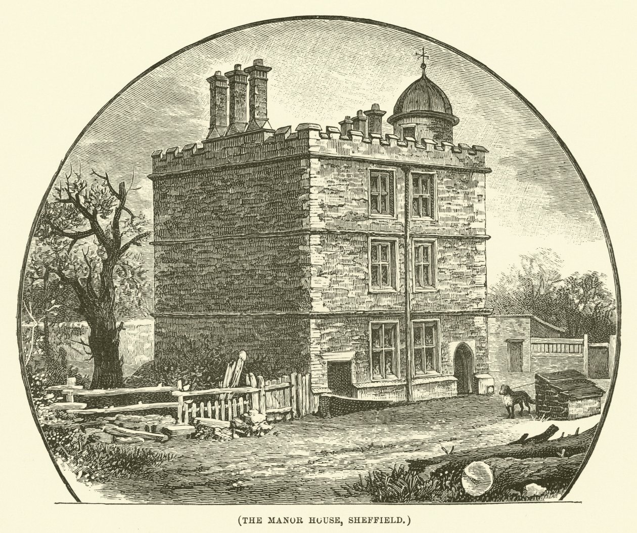 The Manor House, Sheffield by English School