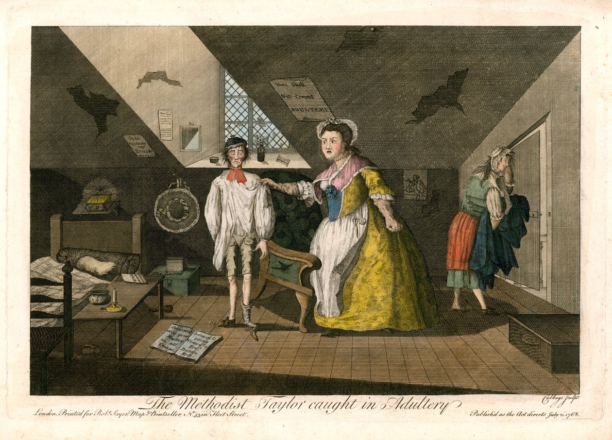 The Methodist Taylor Caught in Adultery by English School