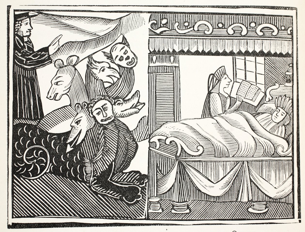 The Miracle of Miracles, illustration from Chap-books of the Eighteenth Century by John Ashton, pub. 1882 by English School