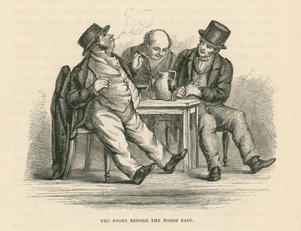 The Night before the Horse Fair by English School