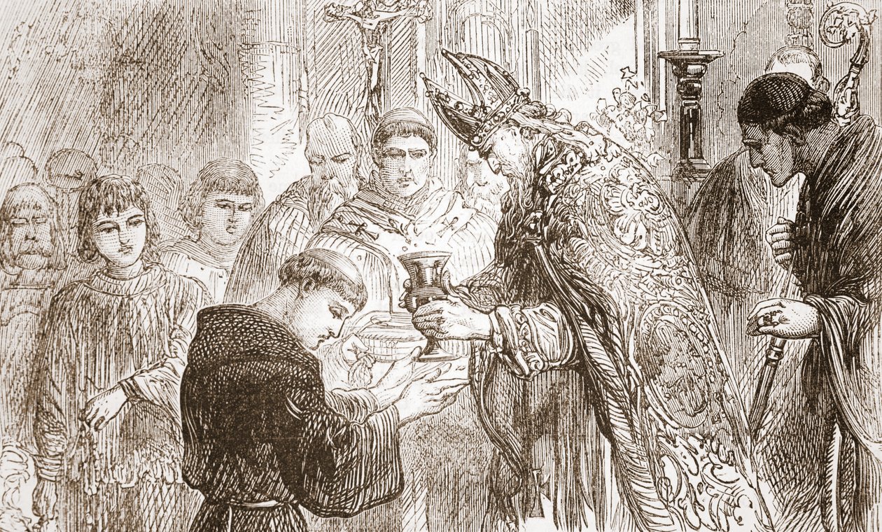 The Ordination of Luther to the Priesthood by English School