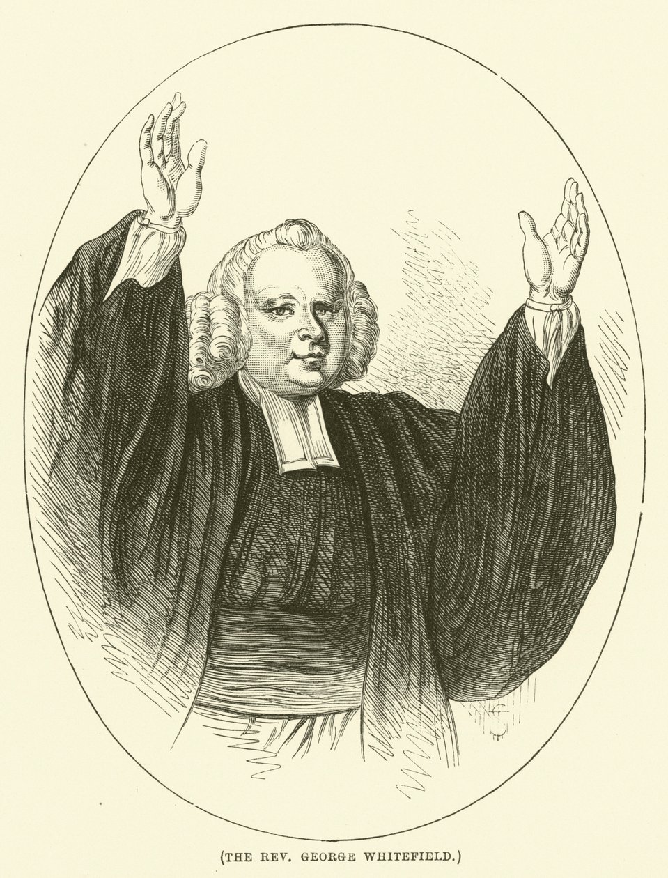 The Reverend George Whitefield by English School