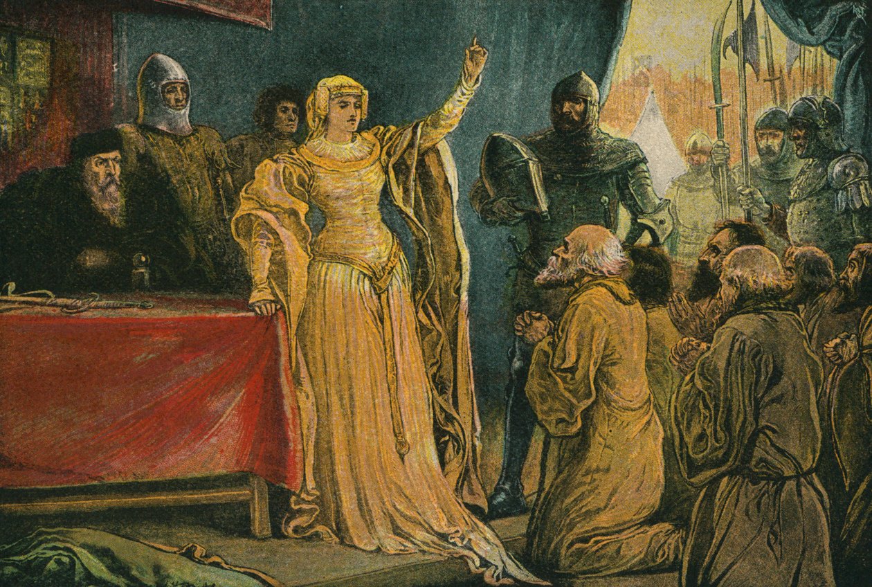 The Siege of Calais by English School